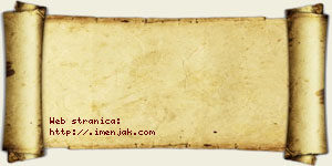 Tadej Nedić vizit kartica